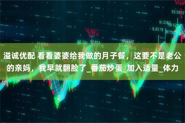 溢诚优配 看看婆婆给我做的月子餐，这要不是老公的亲妈，我早就翻脸了_番茄炒蛋_加入适量_体力