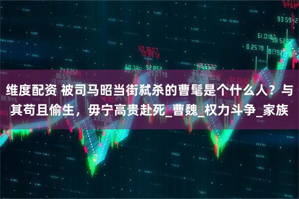 维度配资 被司马昭当街弑杀的曹髦是个什么人？与其苟且偷生，毋宁高贵赴死_曹魏_权力斗争_家族