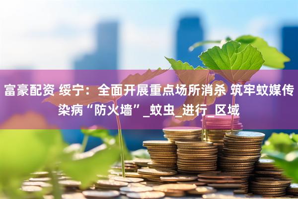 富豪配资 绥宁：全面开展重点场所消杀 筑牢蚊媒传染病“防火墙”_蚊虫_进行_区域